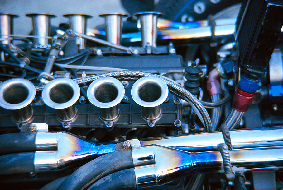 A McLaren-BRM M4B engine, Monaco 1967