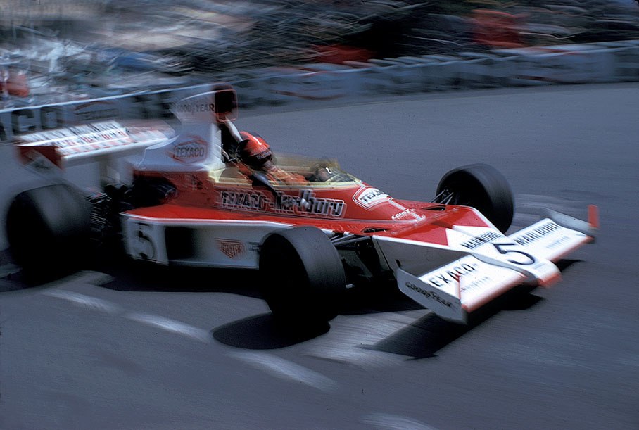 Emerson Fittipaldi on McLaren-Cosworth M23, Monaco GP Monte Carlo 1974