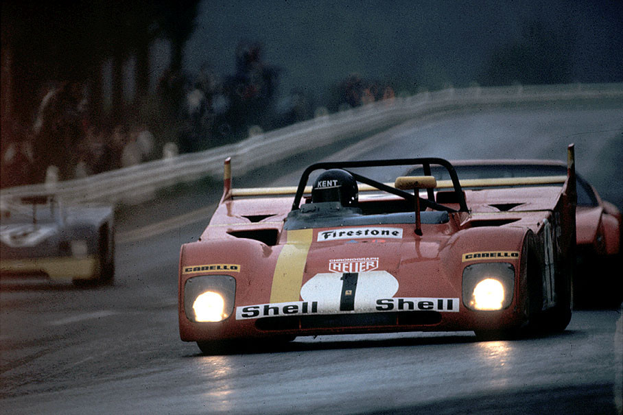 Jacky Ickx (B) on Ferrari 312 PB #0888