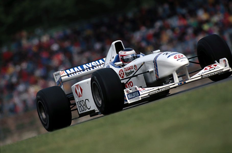 Jan Magnussen in the Stewart-Ford