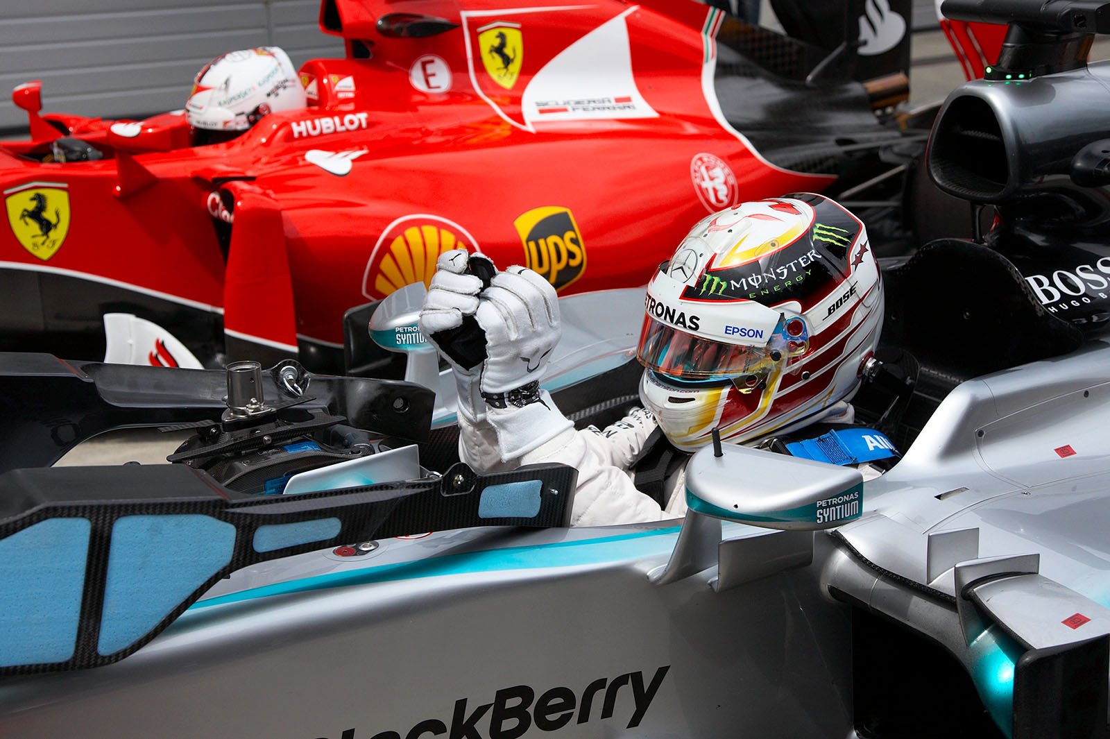 Lewis Hamilton had claimed pole position for the Australian Grand Prix, 2015