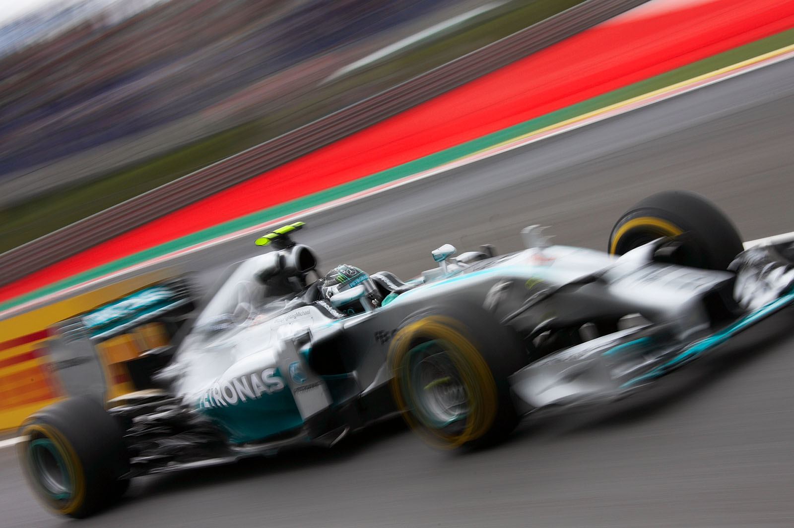 Nico Rosberg, Mercedes, back on the track