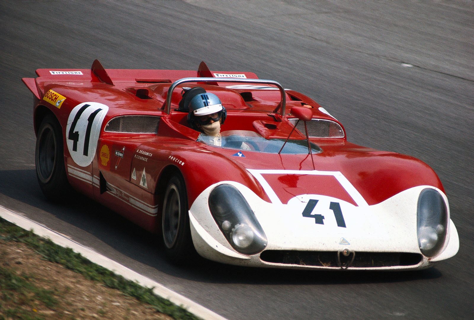 Piers Courage (GB) on Alfa Romeo T33/3