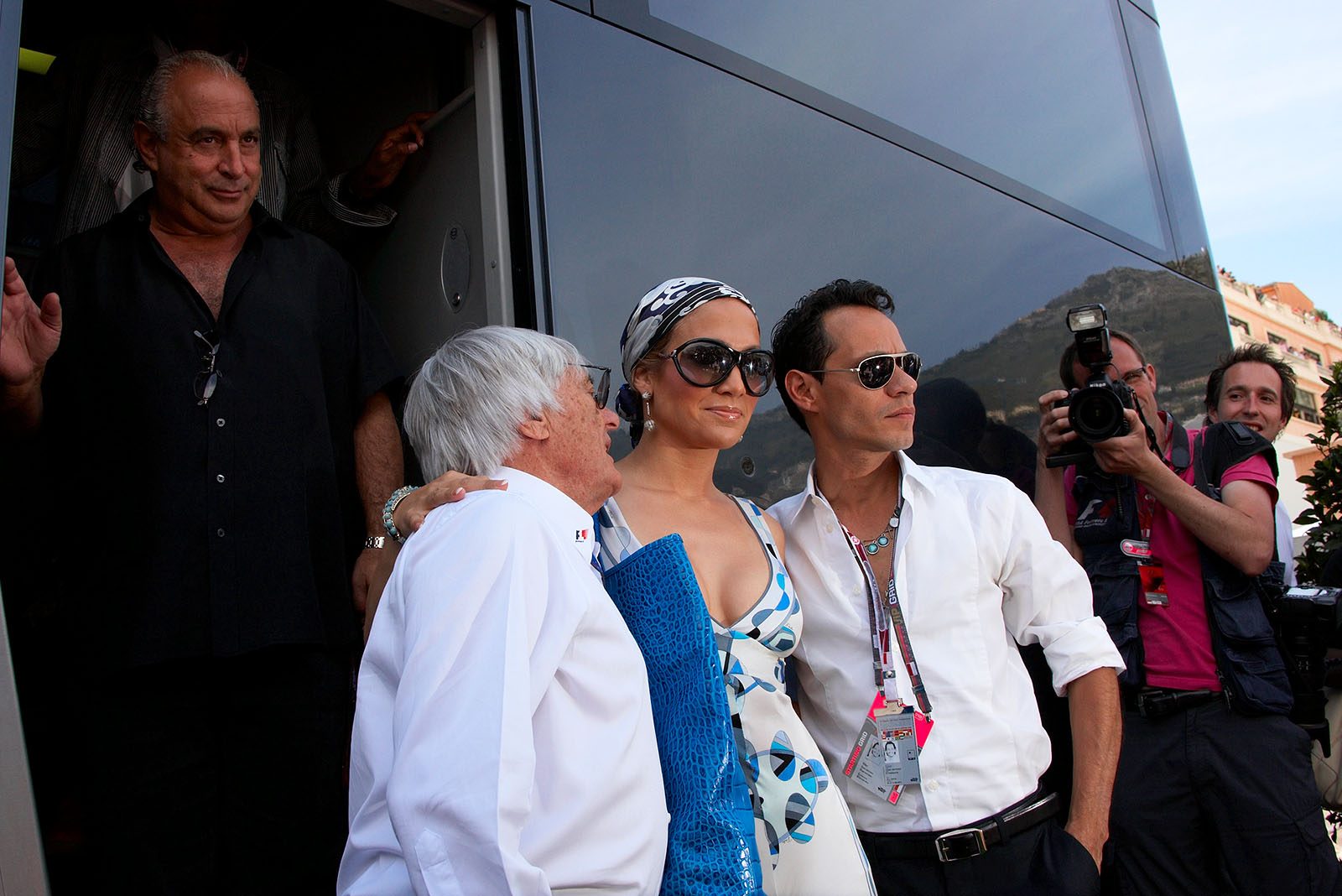Jennifer Lopez with her husband Mark Anthony