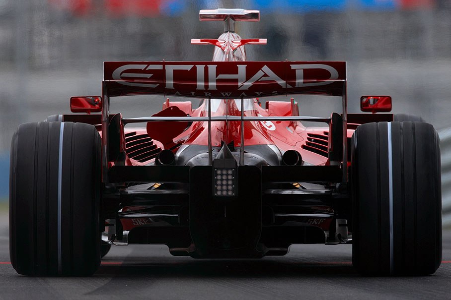 Kimi Raikkonen at pitlane exit