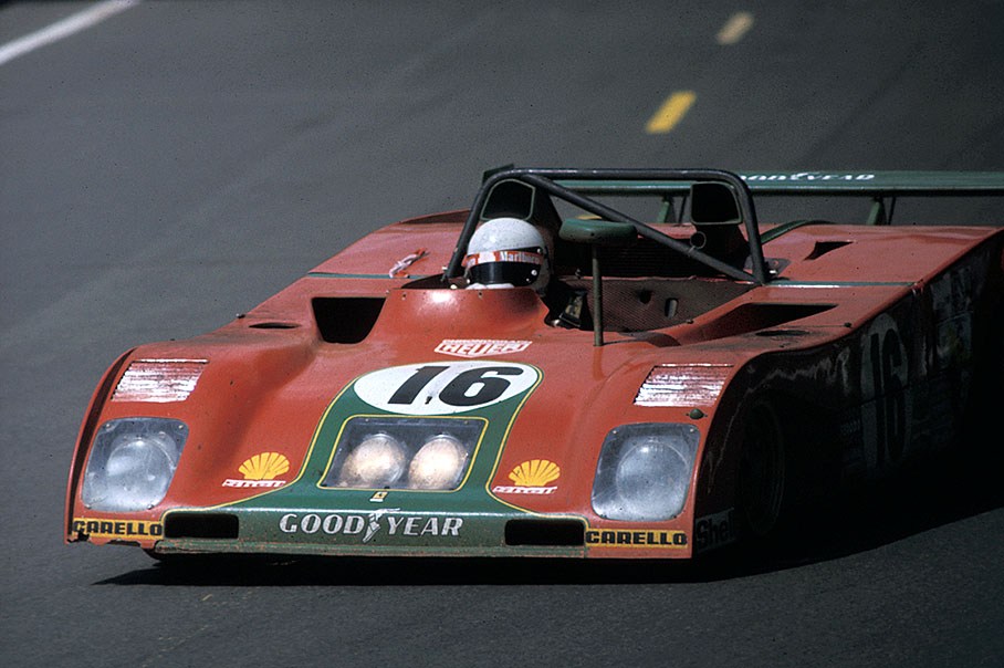 Arturo Merzario (I) and Carlos Pace (BR) finished second in the Ferrari 312 PB #0896