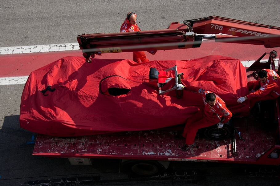 Preseason testing week at Barcelona, 15.-17.2.2005