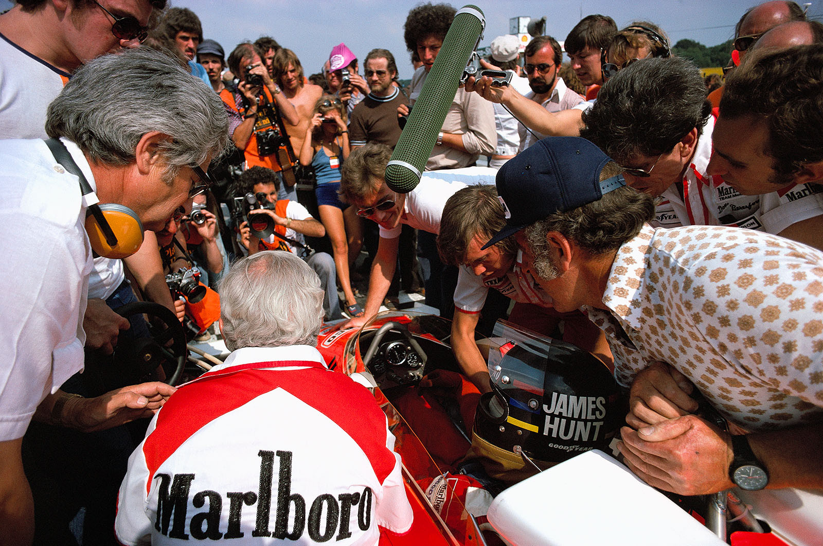 2nd on the grid, James Hunt, McLaren
