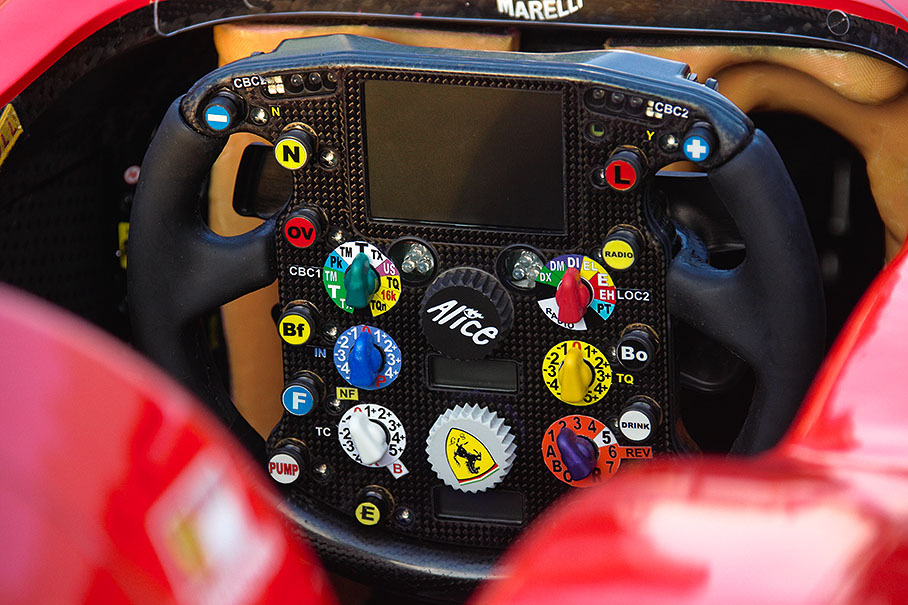 Ferrari steering wheel