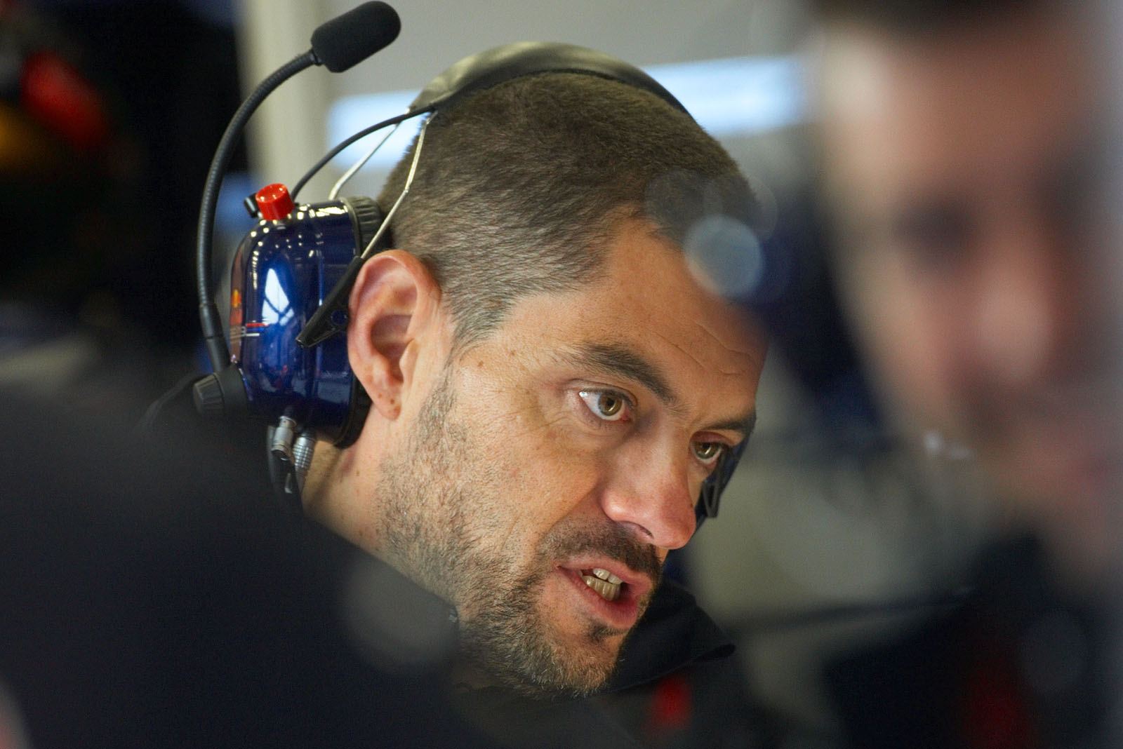 Vettel's race engineer Guillaume Rocquelin