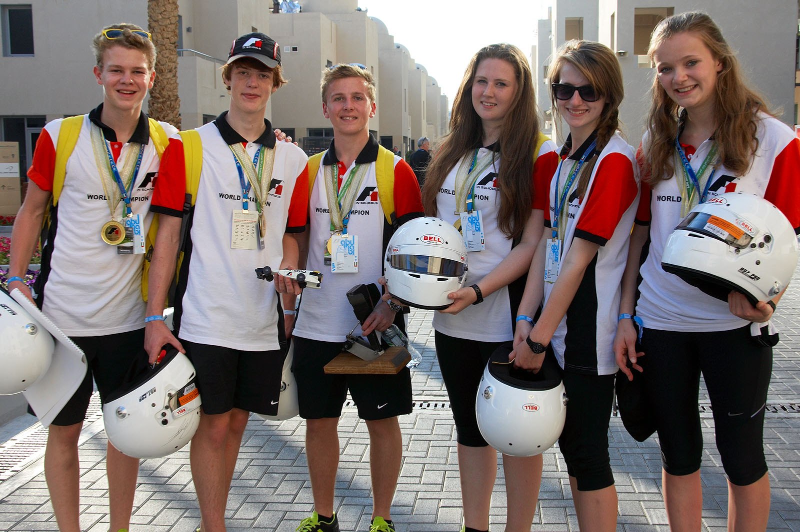 Students from the F1 in Schools World Finals have the opportunity to attend the 2014 Abu Dhabi Grand Prix
