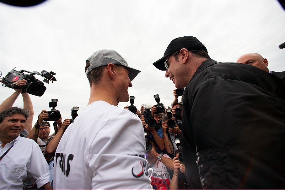 Actor John Travolta with Schumi