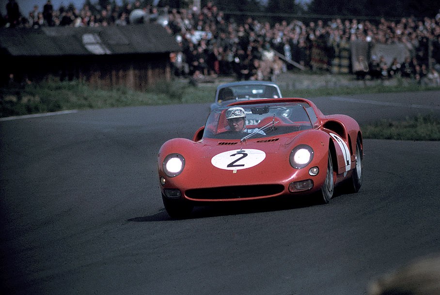 Second placed Mike Parkes (GB) and Jean Guichet (F) on Ferrari 275 P2 #0832