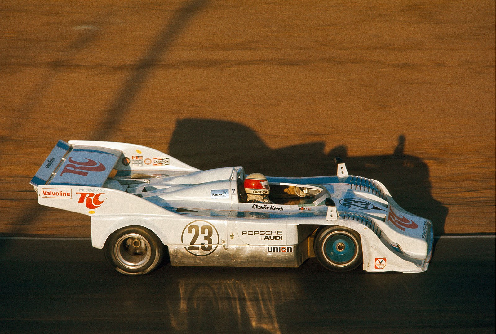 Charlie Kemp (USA) on Porsche 917/10 TC entered by RC Cola