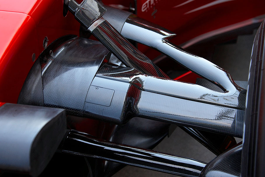 Ferrari left front suspension