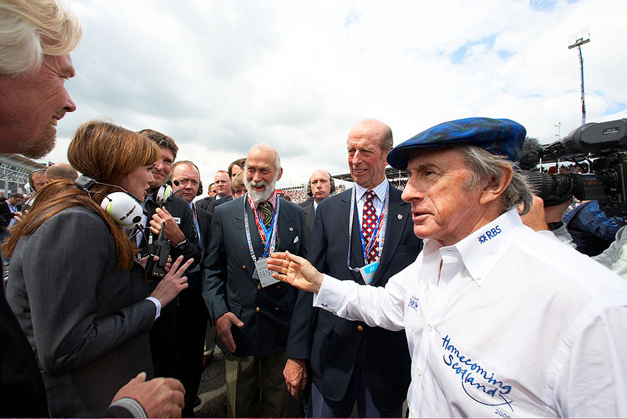 Jackie Stewart and the Duke of York.