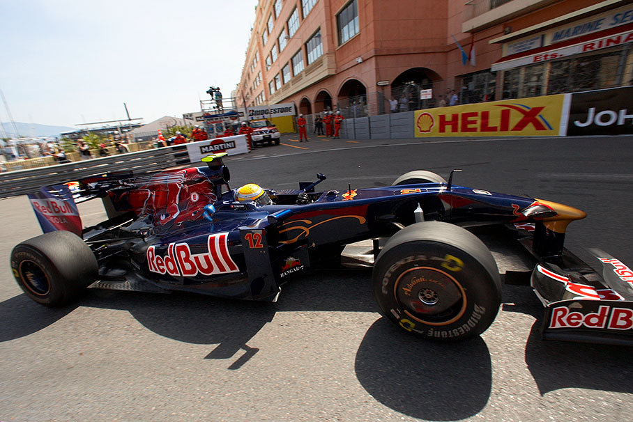Sebastien Buemi, Toro Rosso, at La Rascasse