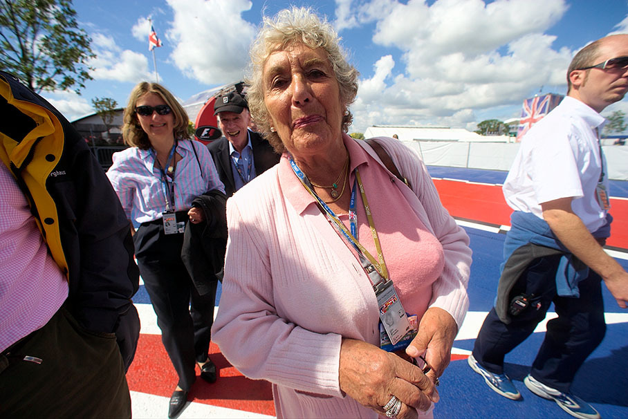 Wife and mother to two World Champions Lady Bette Hill