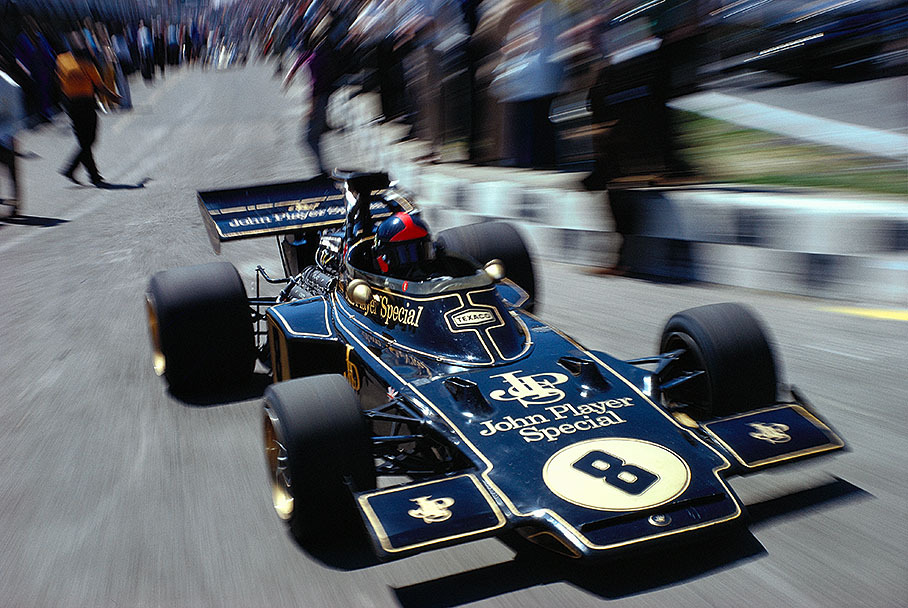 Race winner Emerson Fittipaldi, Lotus-Cosworth 72D, British GP Brands Hatch 1972