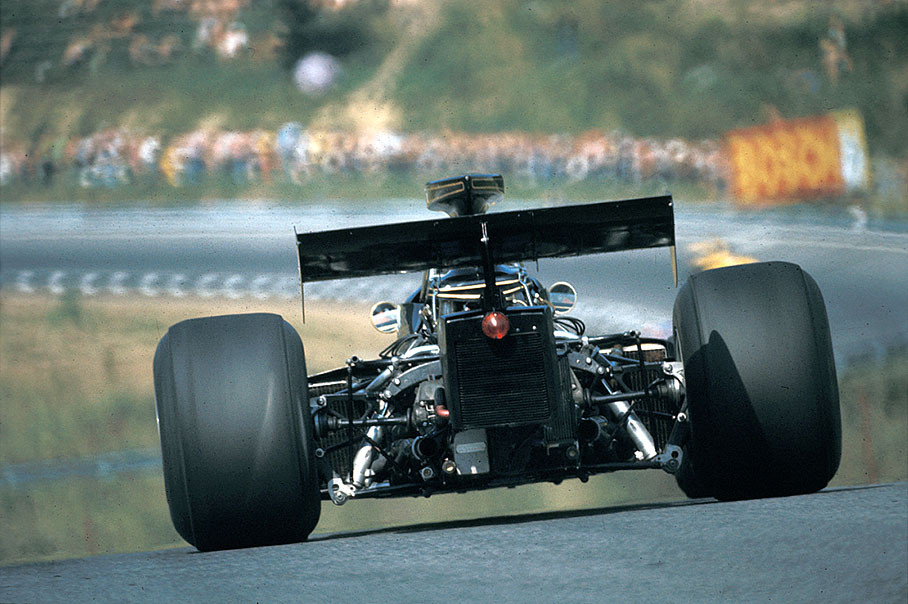 Emerson Fittipaldi on Lotus-Cosworth 72E, Austrian GP 1973