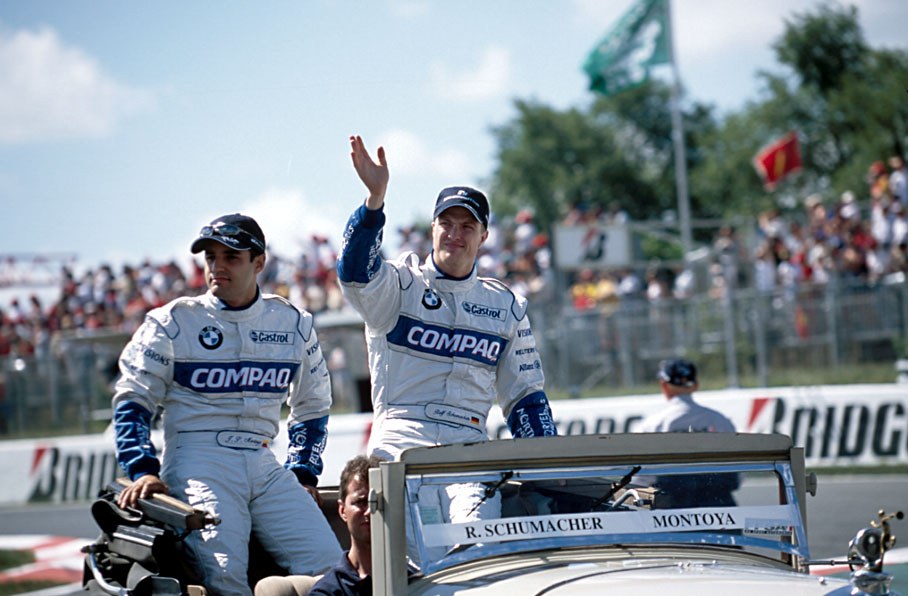 Ralf Schumacher and JP Montoya
