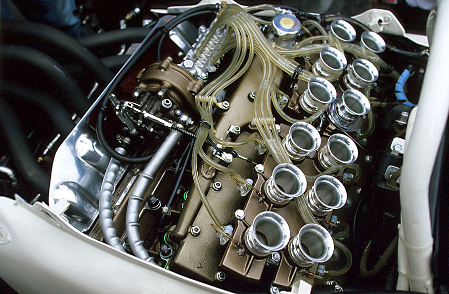 Historic 1965 1.5 V12 Honda F1 engine of Richie Ginthers car