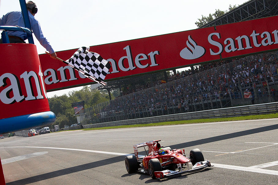 Felipe Massa, Ferrari, becomes third placed