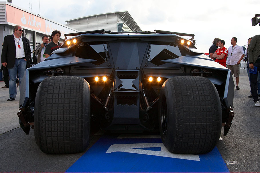 Promotional event of Toyota team and Batman movie The Dark Knight.