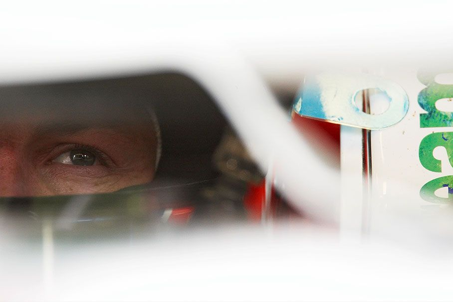 Jenson Button's sparkling eye