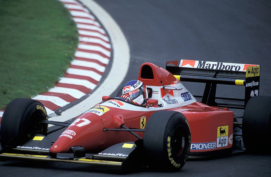 Jean Alesi on Ferrari