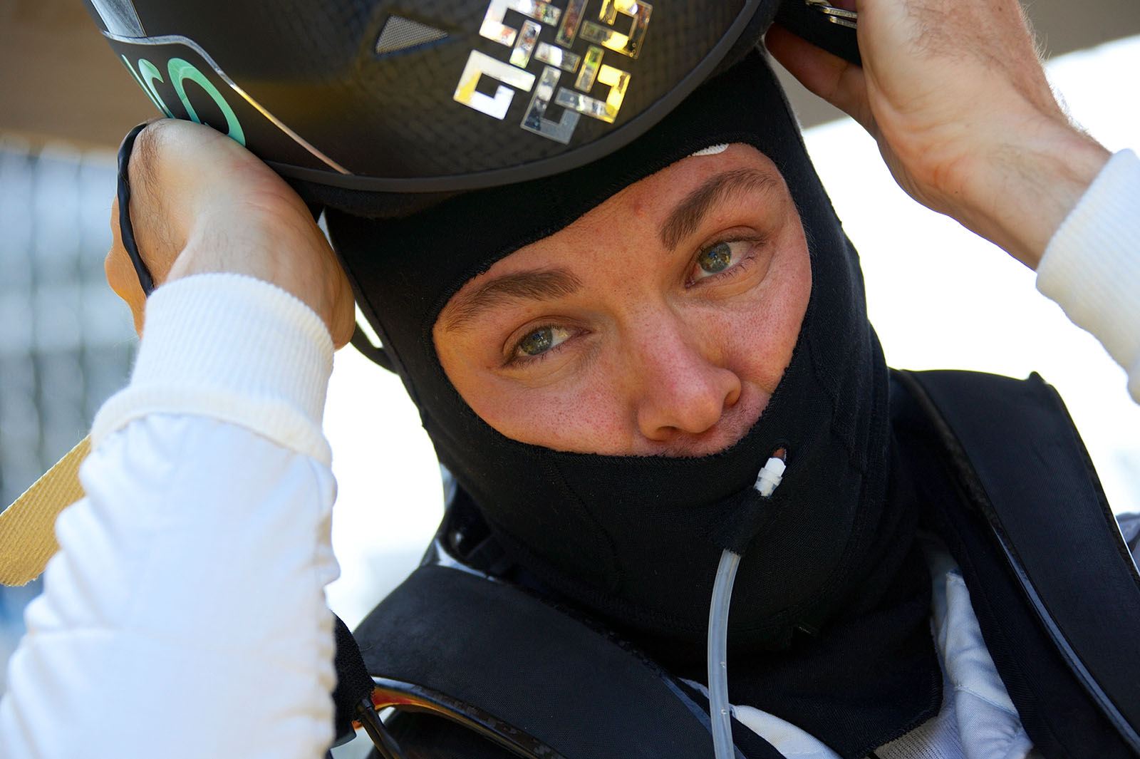 Nico Rosberg prepares himself for the race, Italian Grand Prix, Monza, 2014
