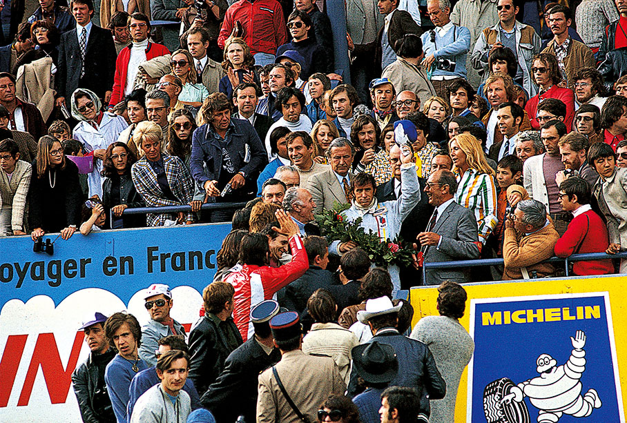 French Grand Prix winner Jackie Stewart