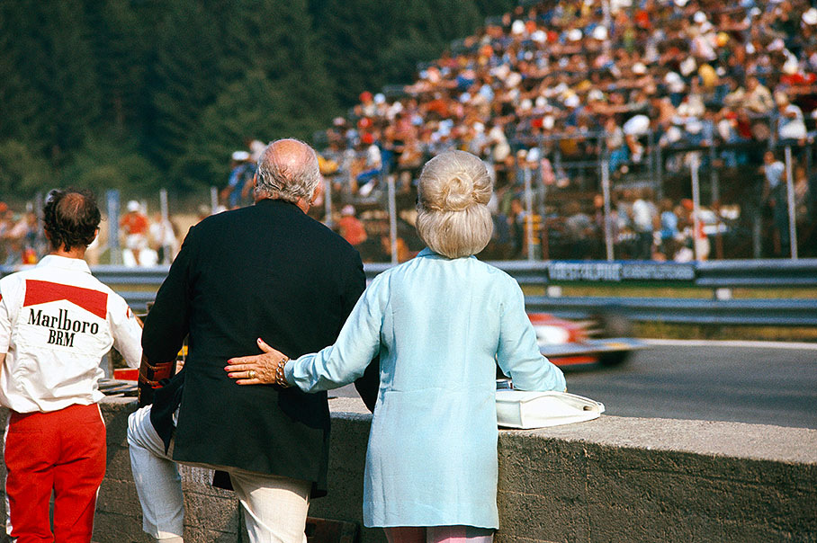 Louis Stanley and his wife Jean Baber of BRM