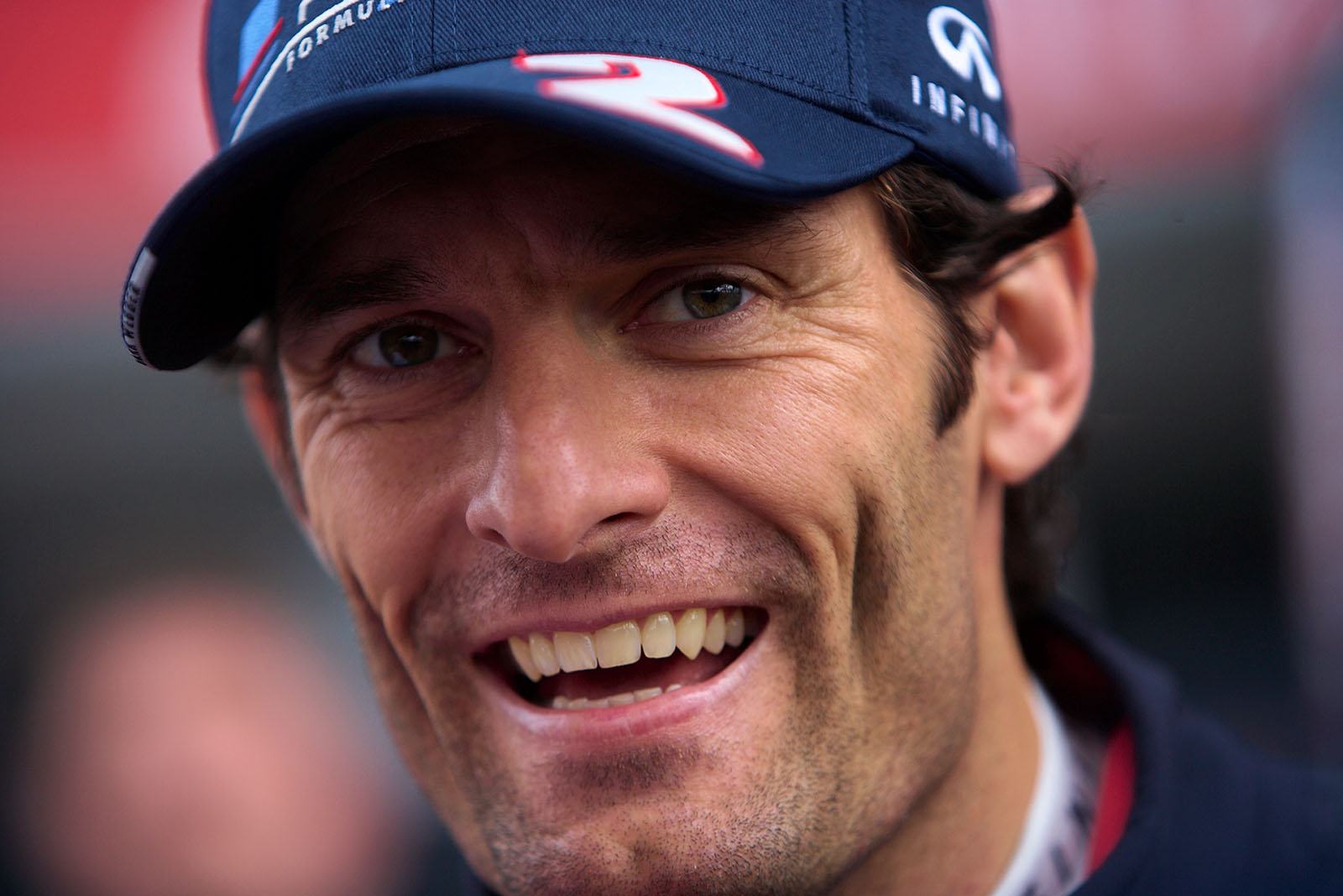 Race winner Mark Webber of Red Bull Racing