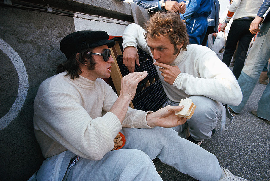 Ford drivers Jackie Stewart and Jochen Mass