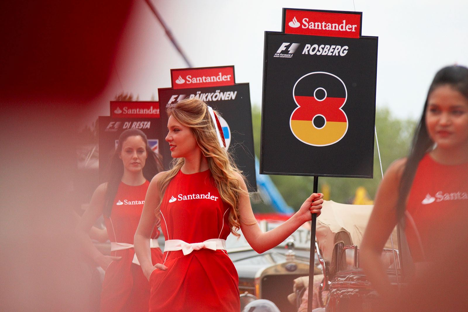 Rosberg's grid girl