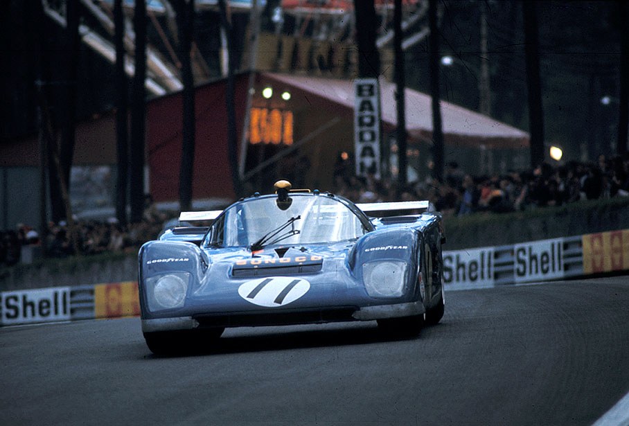 The NART Ferrari 512 M #1040 driven by Mark Donohue (USA) and David Hobbs (GB)