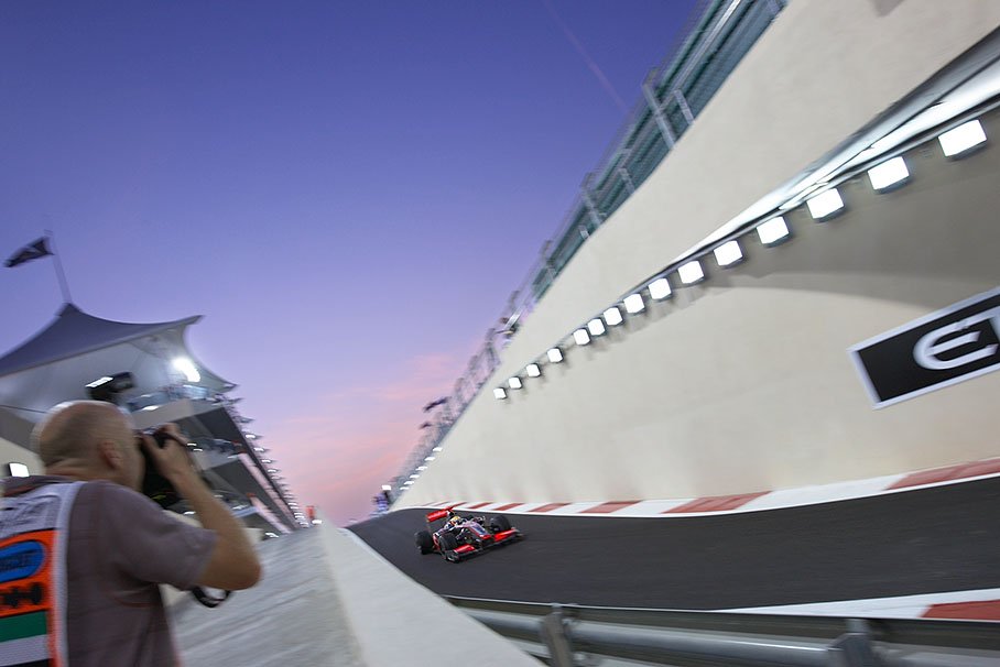 Lewis Hamilton, McLaren Mercedes, at the entrance of pit lane exit's tunnel