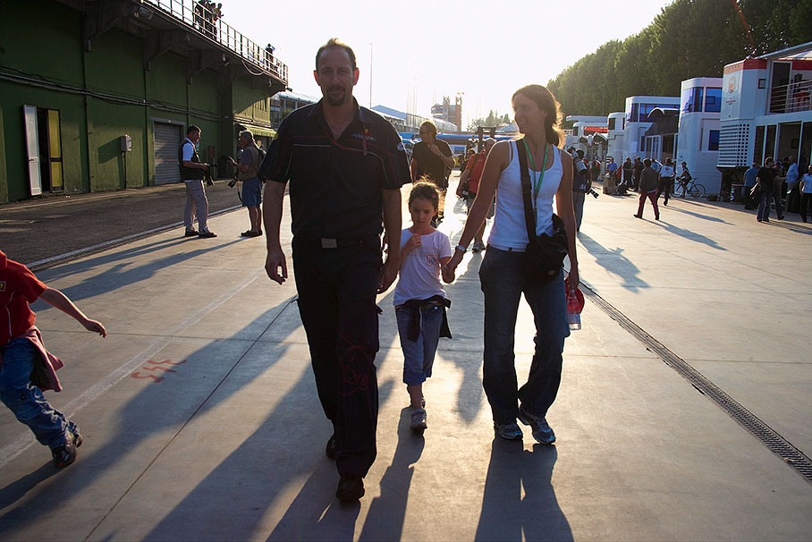 F1 folks and invited VIPs go home after work