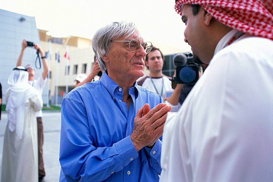 Ecclestone and his Highness the Crown Prince Sheikh Salman bin Hamad al Kalifa