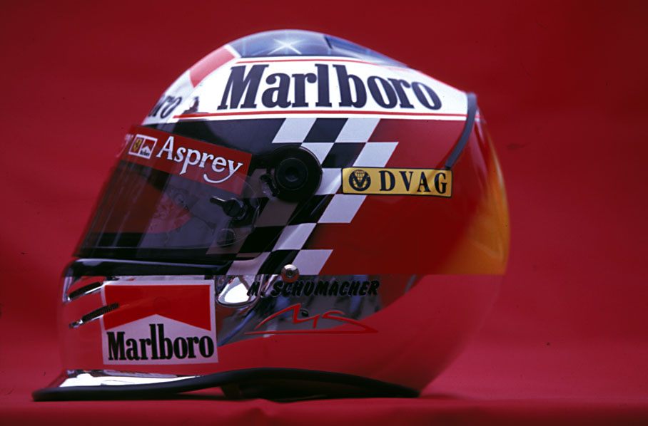 A special helmet design for Suzuka 1998.