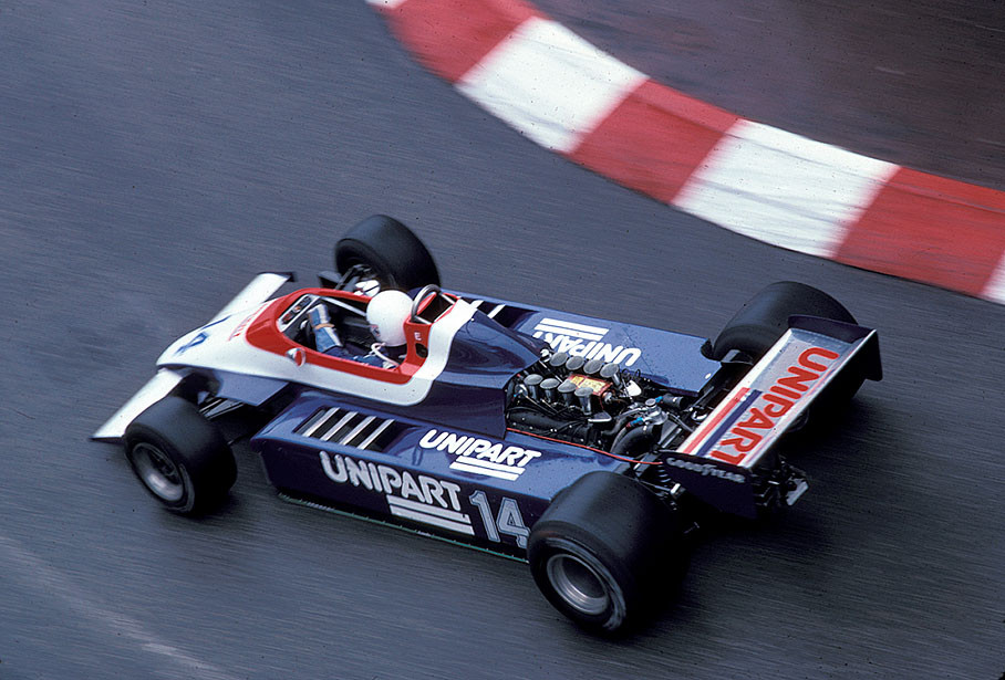Tiff Needell in a Cosworth powered Ensign