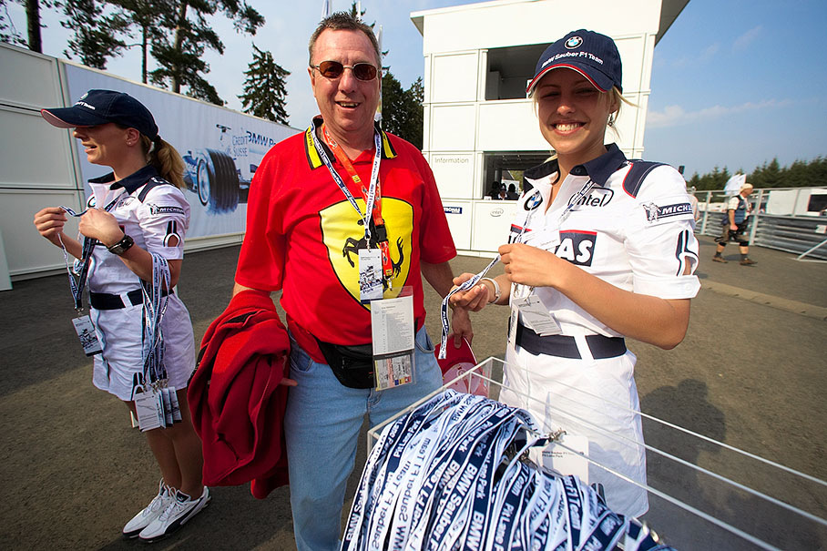 Even Ferrari fans can visit the unique BMW Sauber F1 experience park for free