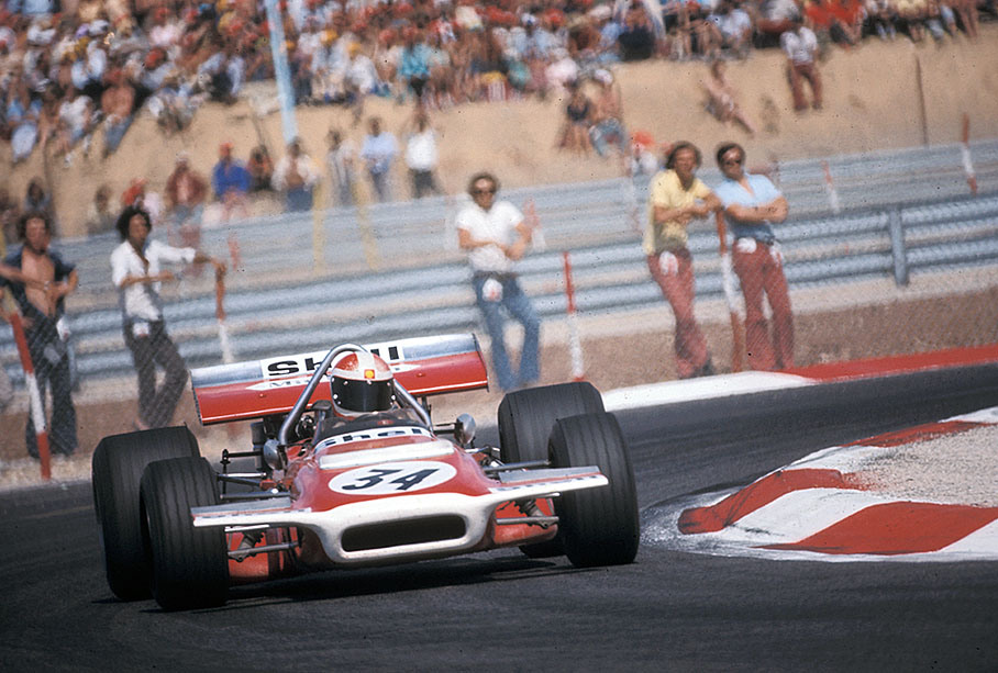 Francois Mazet in a March-Cosworth 701 which was entered by Jo Siffert Autobiles at this single event only, managed to finish the French Grand Prix 1971 as 13th placed.