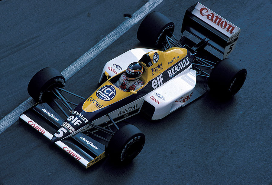 Thierry Boutsen on Williams-Renault