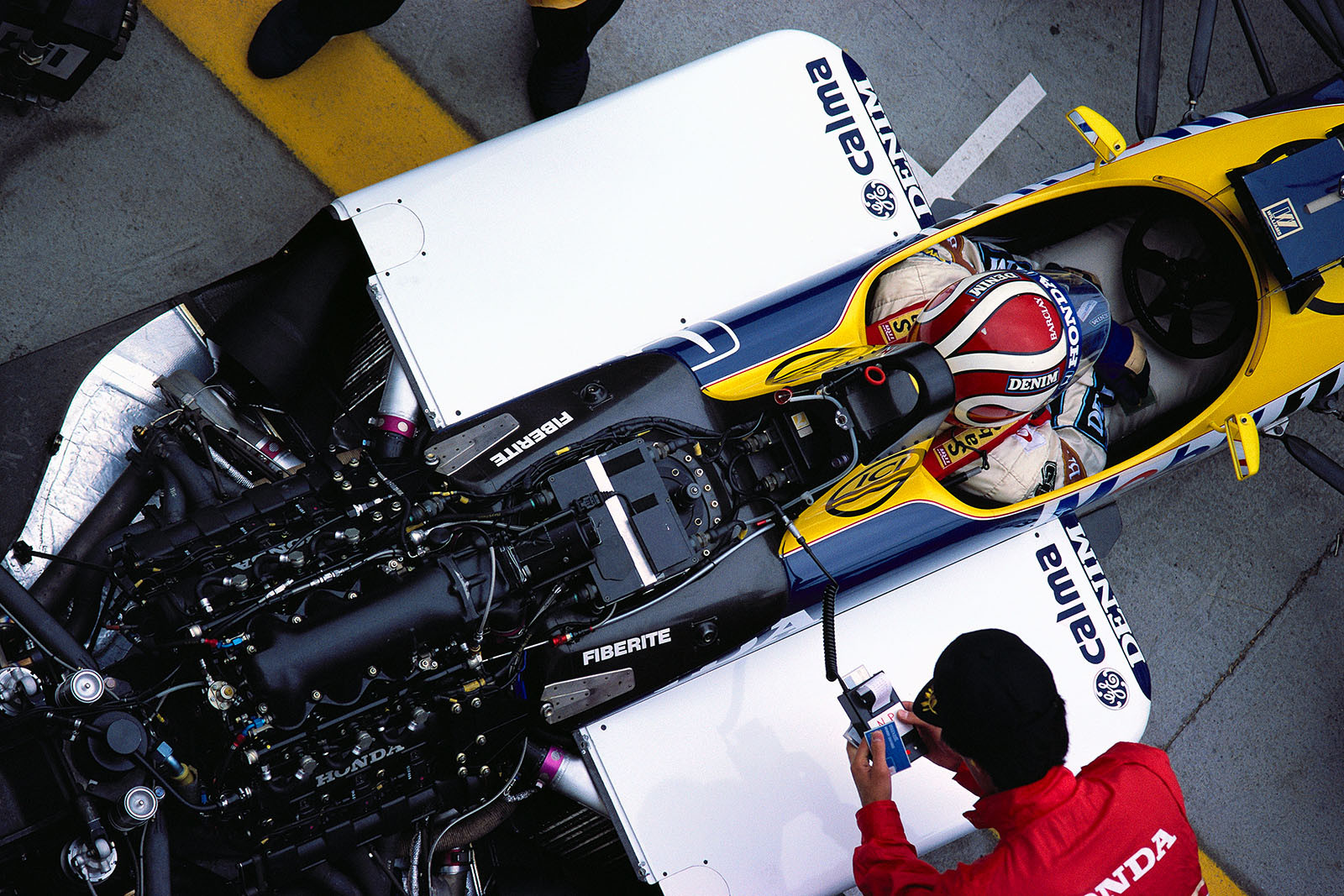 Williams-Honda driver Nelson Piquet